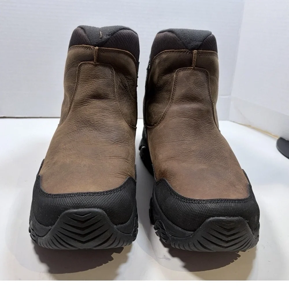 Merrell Mens 11.5‎ M Coldpack 3 Thermo Tall J037201 Waterproof Zipper Earth Boot